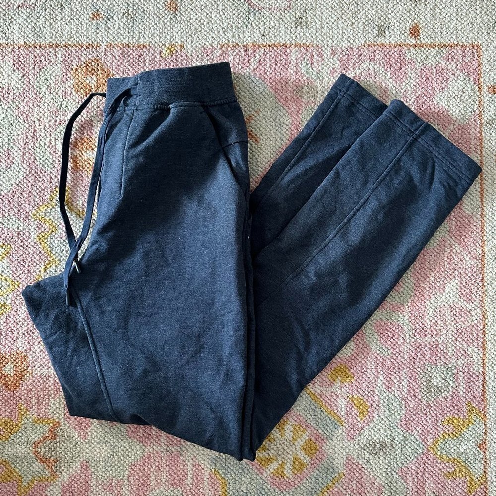 heathered navy lululemon sweatpants